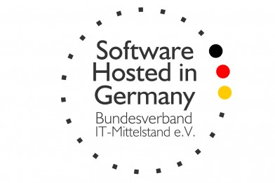 Siegel "Software hosted in Germany"